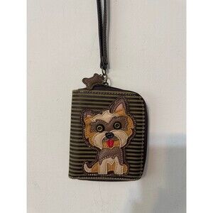 CHALA YORKIE ZIPPERED WALLET NWOT